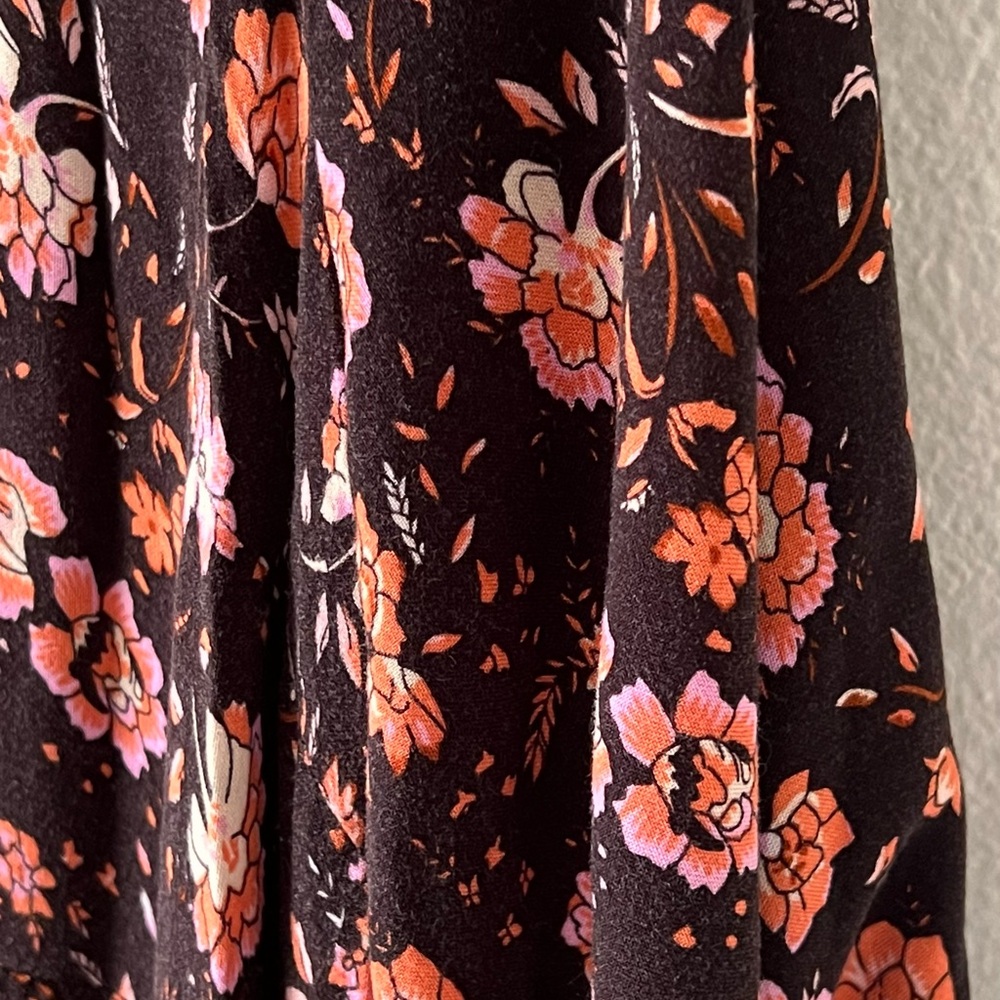 NATURAL LIFE Dark Floral Maxi Dress - Picture 10 of 15